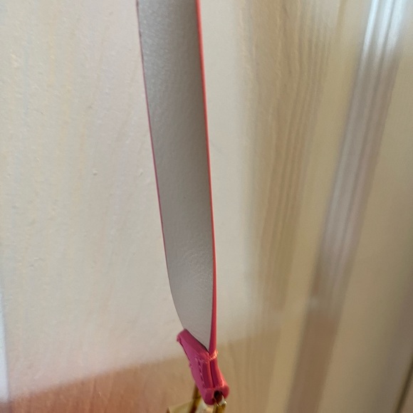 Kate Spade Hot Pink Leather Crossbody Purse with Tassels - Picture 5 of 11